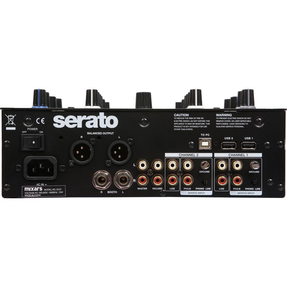 Mixars DUO MKII - Professional 2-Channel Battle Mixer for Serato DJ