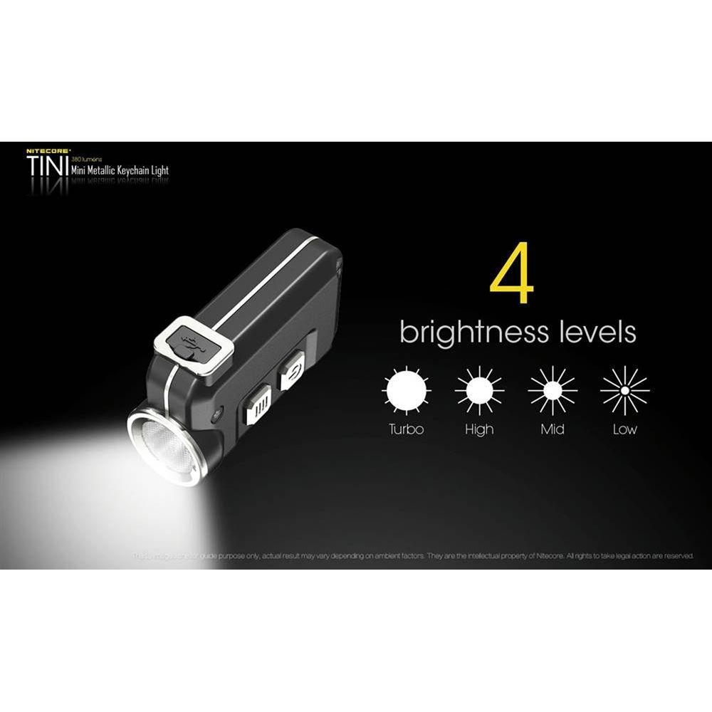 Nitecore Tini Metallic Key Chain Light