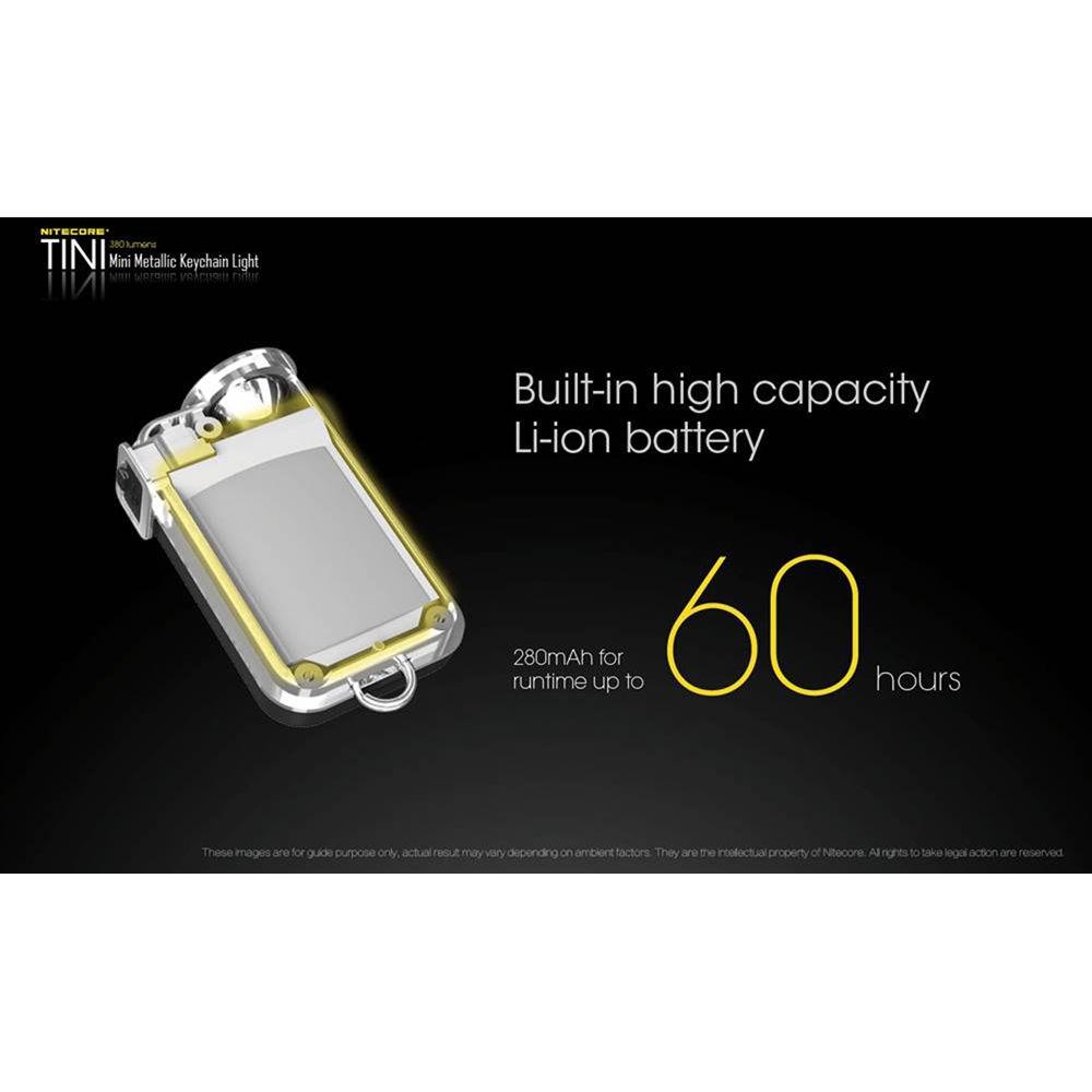 Nitecore Tini Metallic Key Chain Light