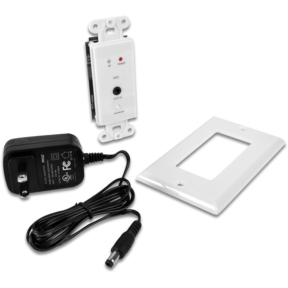 Pyle Pro PWPBT47 Wall Plate Bluetooth Wireless Audio Receiver