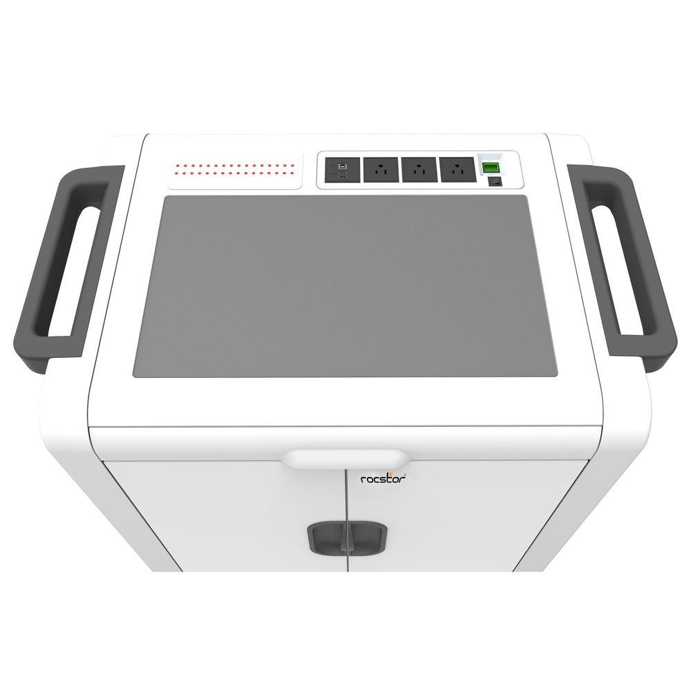Rocstor Volt SC32 USB Sync & Charging Cart for 32 Tablets Up to 13"