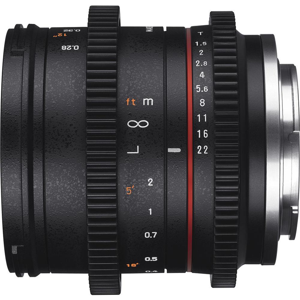 Rokinon 21mm T1.5 Compact High-Speed Cine Lens for Canon EF-M