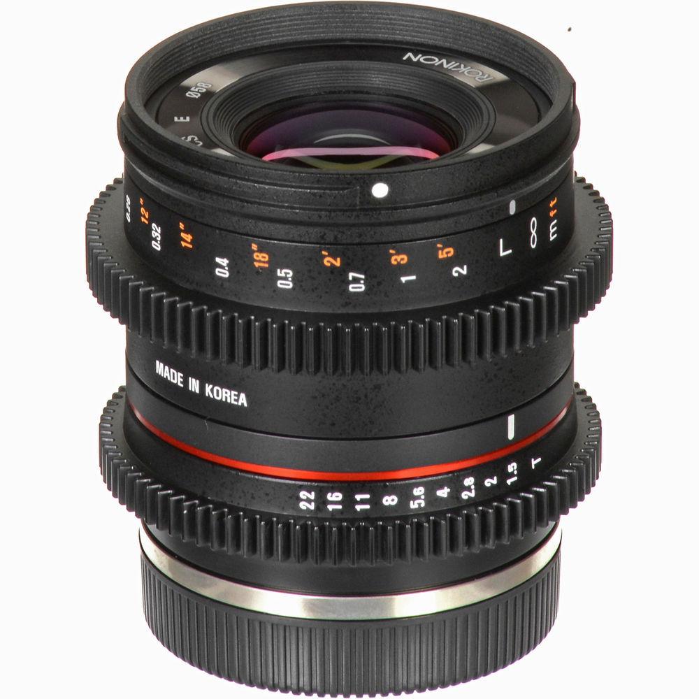 Rokinon 21mm T1.5 Compact High-Speed Cine Lens for Fujifilm X