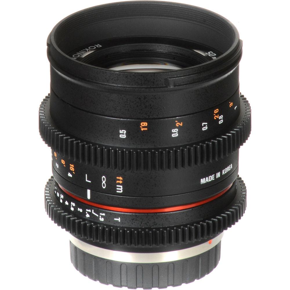 Rokinon 50mm T1.3 Compact High-Speed Cine Lens for Fujifilm X