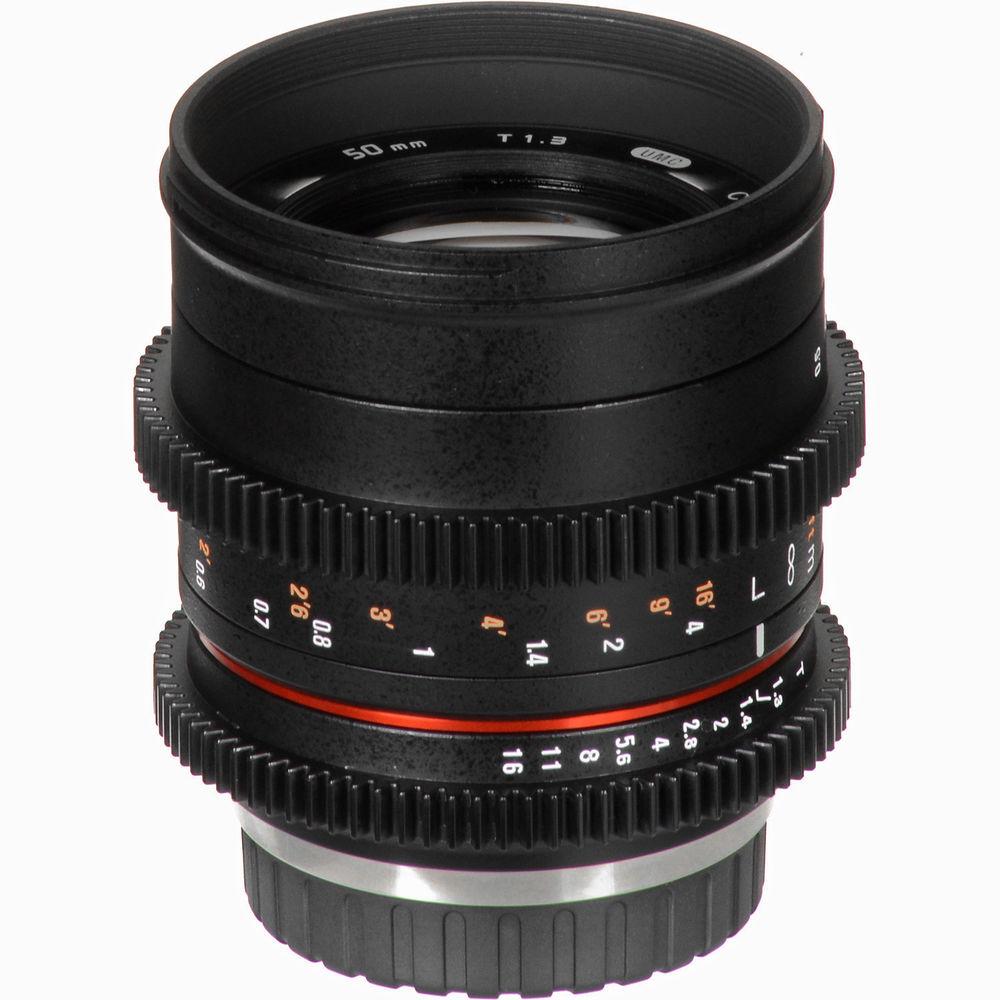 Rokinon 50mm T1.3 Compact High-Speed Cine Lens for Fujifilm X