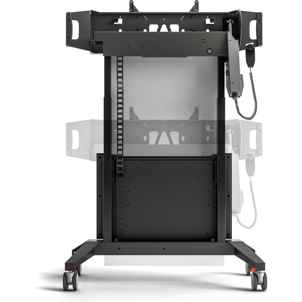 Salamander Designs Large Electric Lift & Tilt Mobile Display Stand for Up to 65" Displays