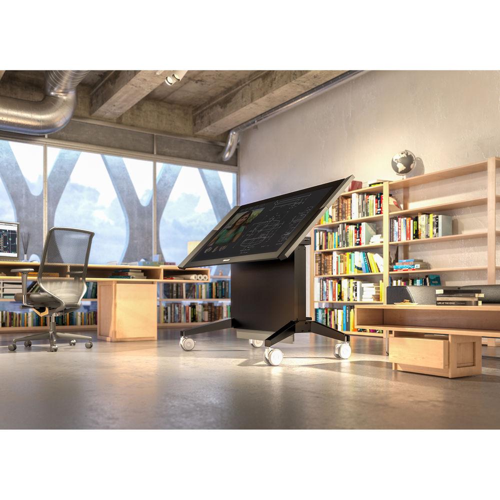 Salamander Designs Large Electric Lift & Tilt Mobile Display Stand for Up to 65" Displays