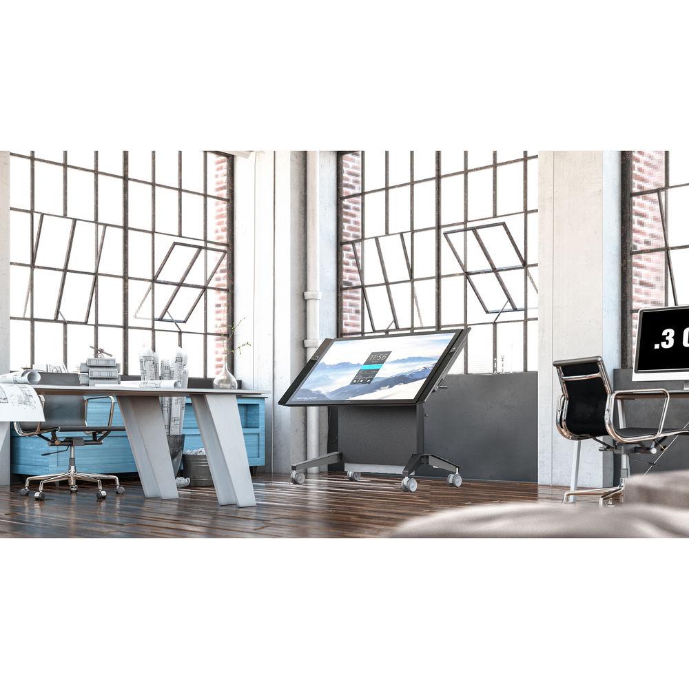 Salamander Designs Large Electric Lift & Tilt Mobile Display Stand for Up to 65" Displays