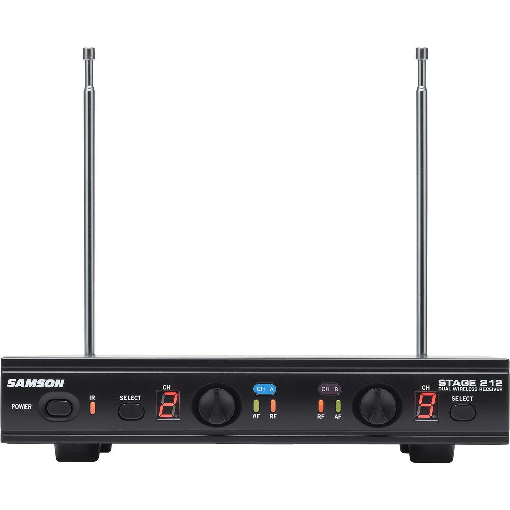 Samson Stage 212 Frequency-Agile Dual-Channel Handheld VHF Wireless System