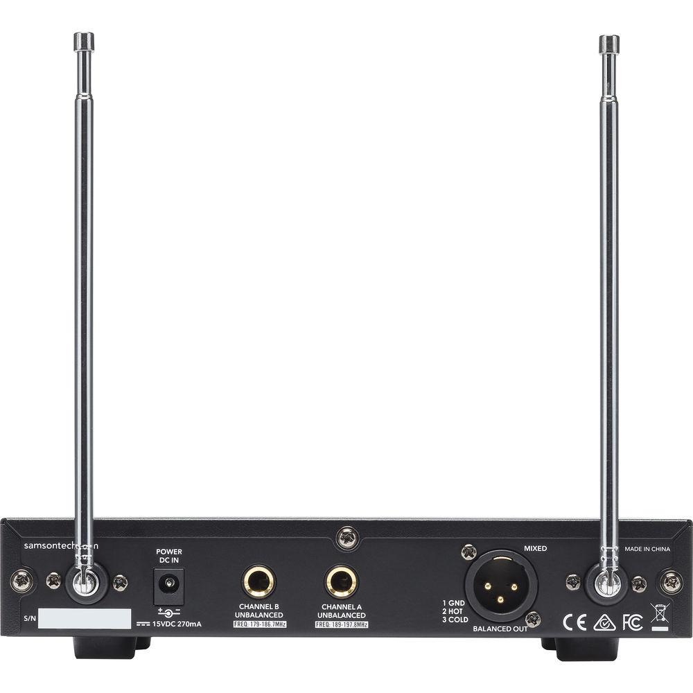 Samson Stage 212 Frequency-Agile Dual-Channel Handheld VHF Wireless System