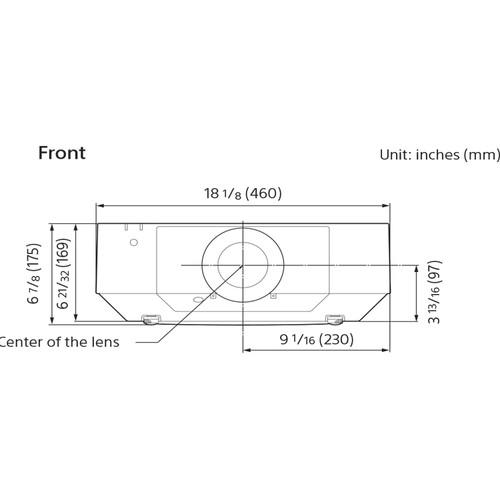 Sony VPL-FHZ66 6100-Lumen WUXGA Laser 3LCD Projector