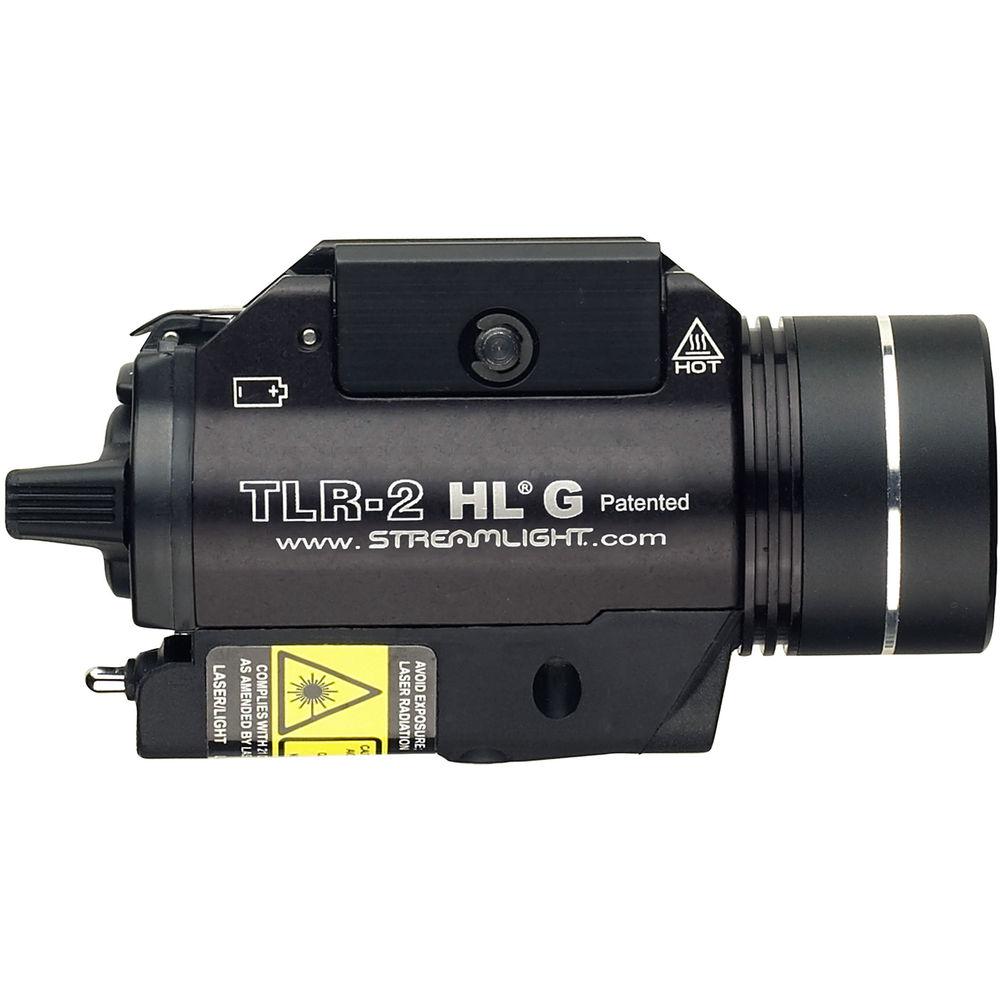 Streamlight TLR-2 HL G High-Lumen Rail-Mounted Strobing Tactical Light with Green Laser