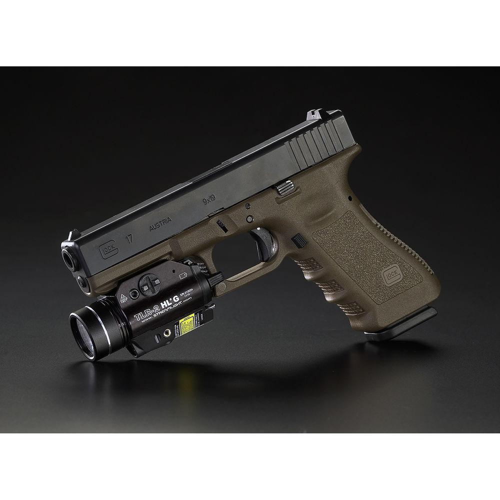Streamlight TLR-2 HL G High-Lumen Rail-Mounted Strobing Tactical Light with Green Laser