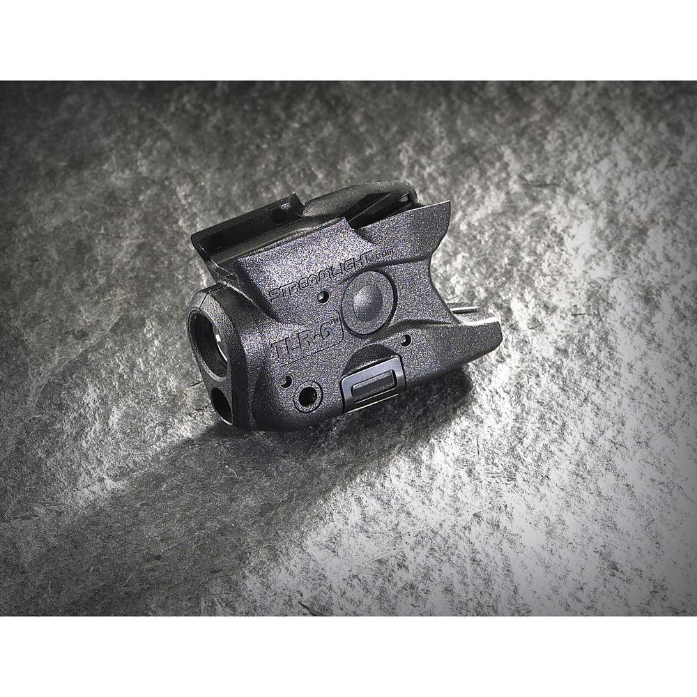 Streamlight TLR-6 Gun-Mounted Tactical Light with Red Aiming Laser for M&P Shield 40 9