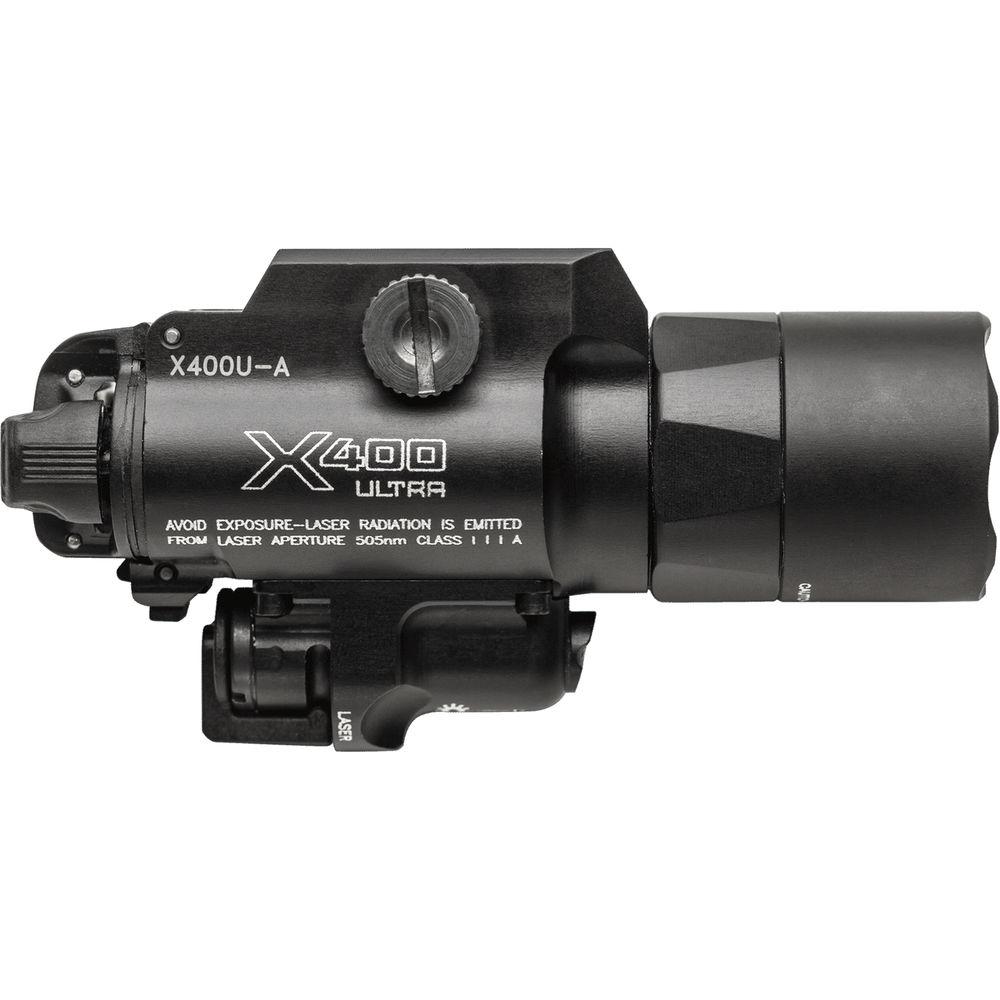 SureFire X400UH-A-GN Ultra LED Weaponlight with Green Aiming Laser
