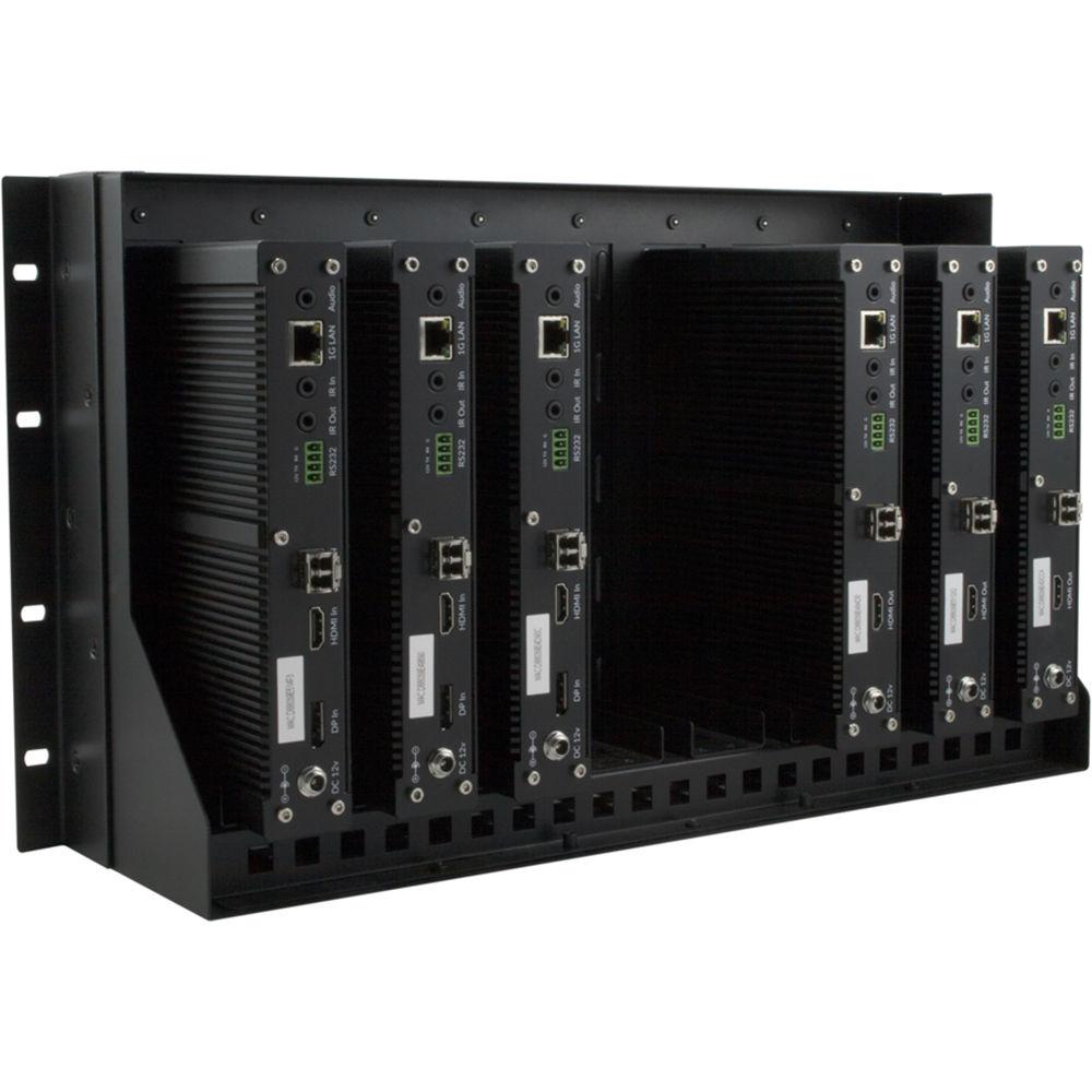 TechLogix Networx 8-Slot Rack Mounting Kit for AV over IP Encoders & Decoders