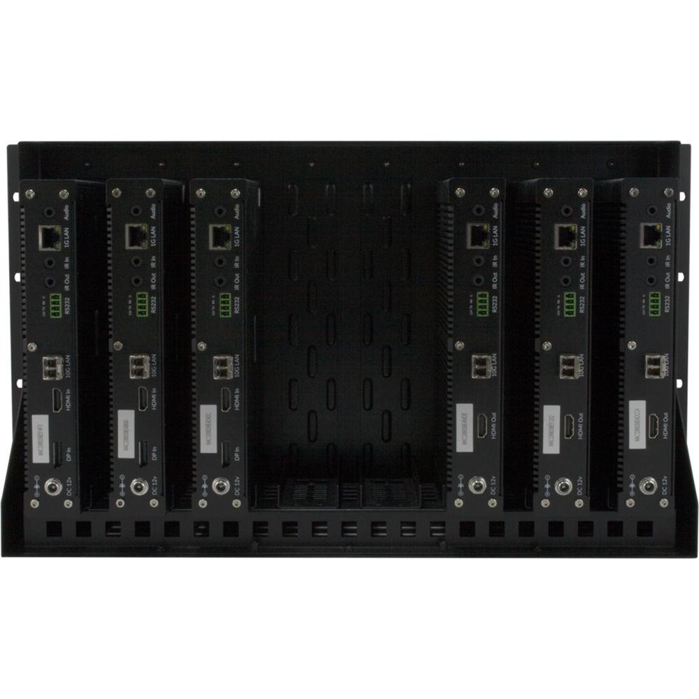 TechLogix Networx 8-Slot Rack Mounting Kit for AV over IP Encoders & Decoders