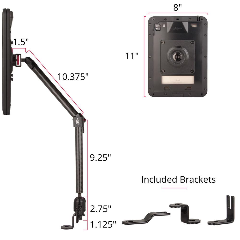 The Joy Factory MagConnect Universal Module Seat Bolt with aXtion Pro Ultra Case for iPad Pro 9.7 & iPad Air 2