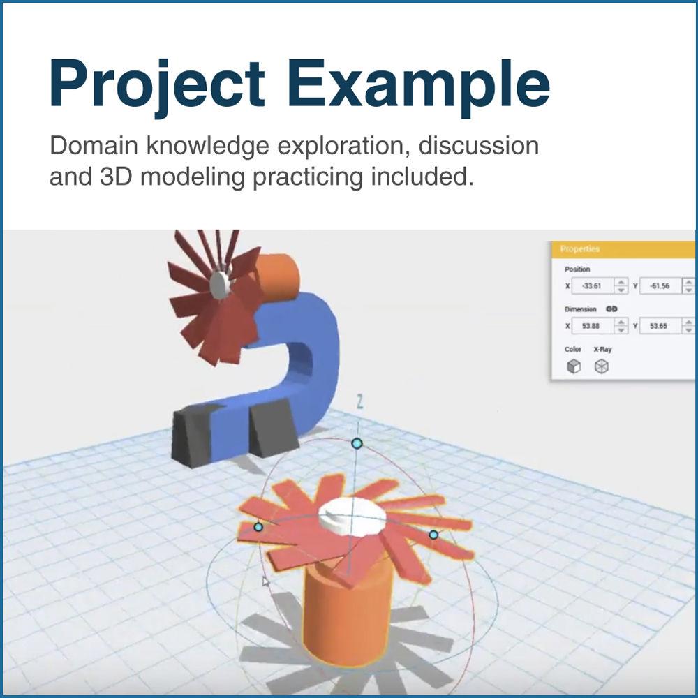 XYZprinting Grades 6-8 STEAM Curriculum 1-Year Subscription