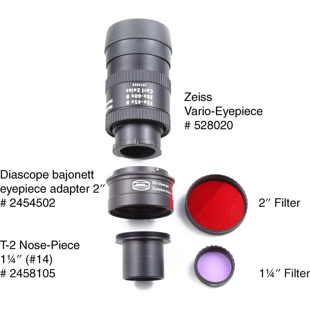 Alpine Astronomical Zeiss DiaScope Bayonet Eyepiece Adapter