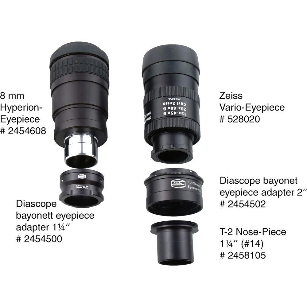 Alpine Astronomical Zeiss DiaScope Bayonet Eyepiece Adapter