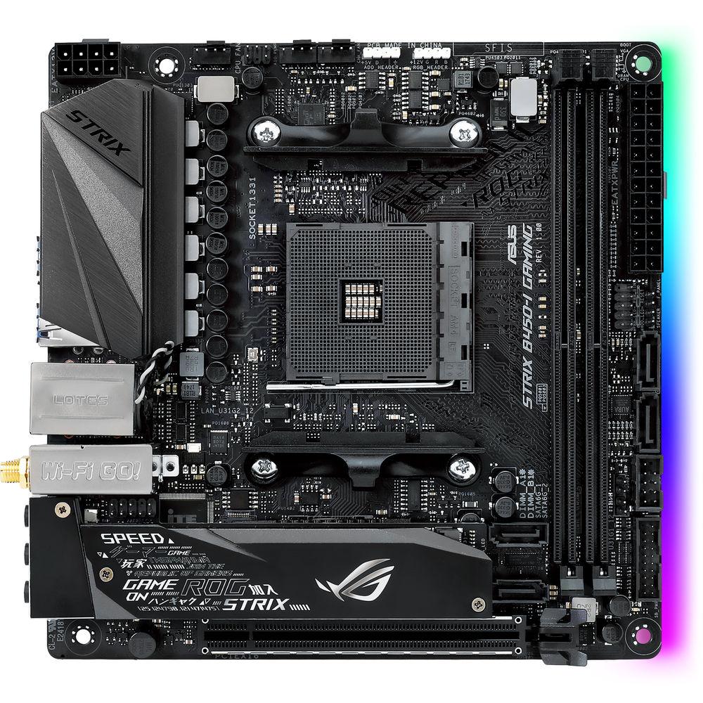 ASUS Republic of Gamers Strix B450-I Gaming AM4 Mini-ITX Motherboard