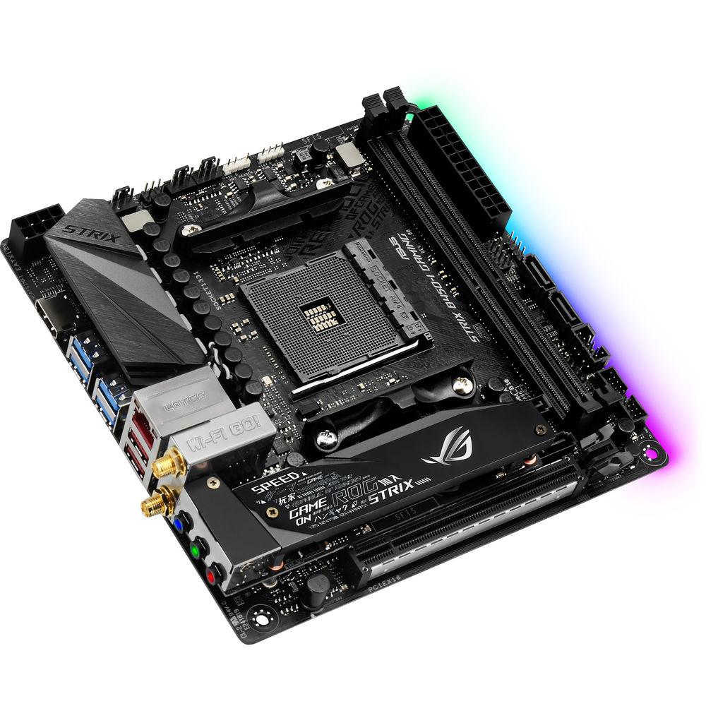 ASUS Republic of Gamers Strix B450-I Gaming AM4 Mini-ITX Motherboard