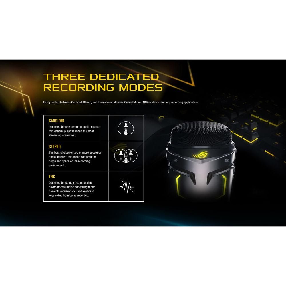 ASUS ROG Strix Magnus - USB 3.1 Gen 1 Portable Gaming Condenser Microphone