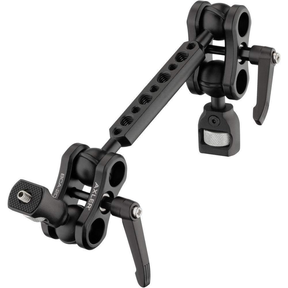 Axler 12" Dual Mega Ball Clamp Arm with 1 4"-20 Accessory Mounting