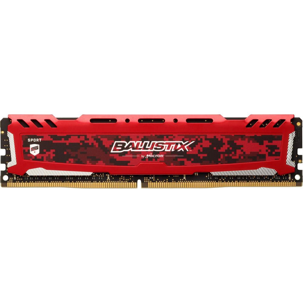 Ballistix 8GB Sport LT Series DDR4 2400 MHz UDIMM Memory Module