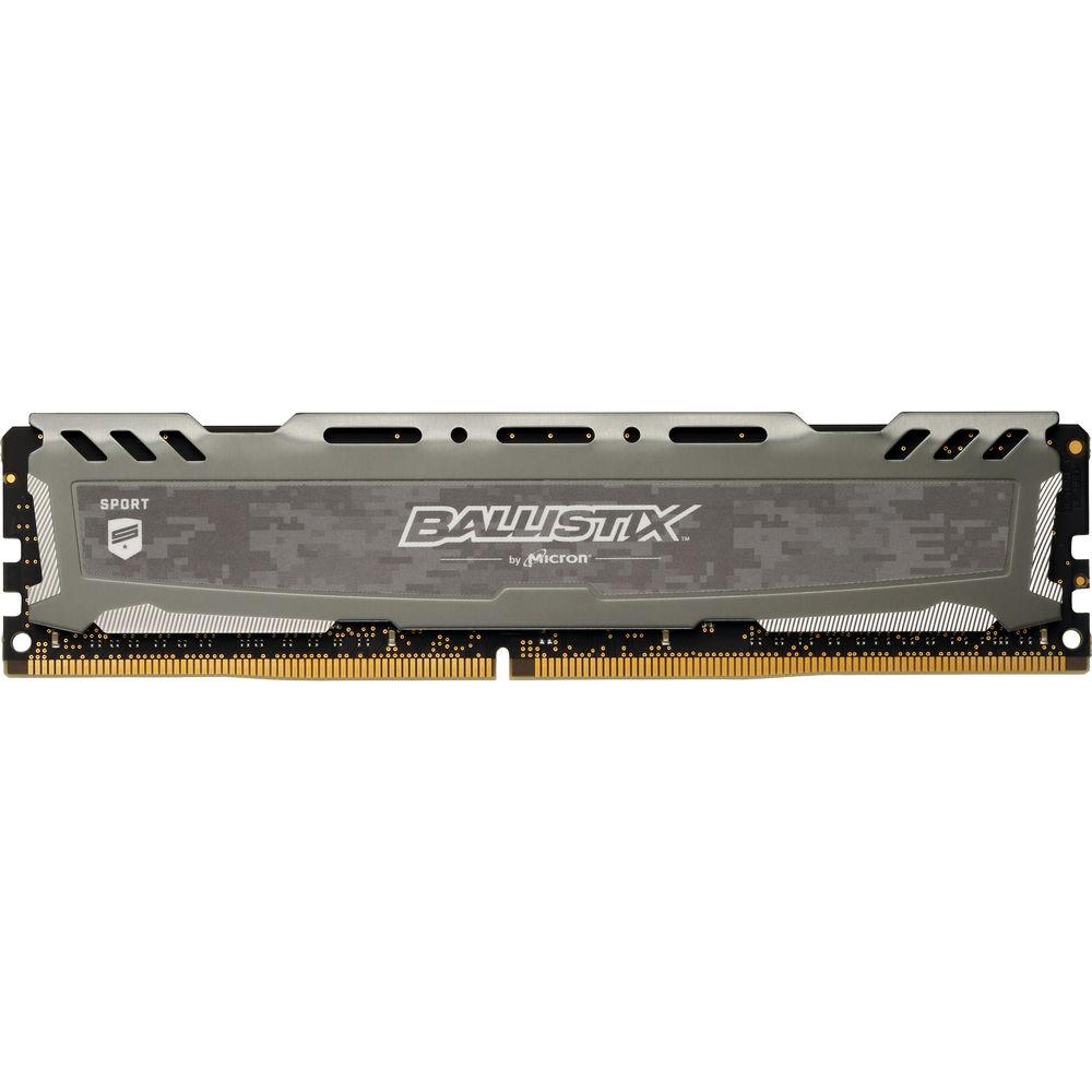 Ballistix 8GB Sport LT Series DDR4 2400 MHz UDIMM Memory Module