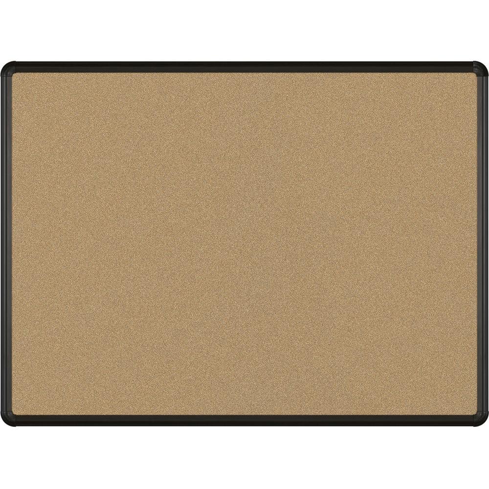 Best Rite Splash-Cork Tackboard with Black Presidential Trim