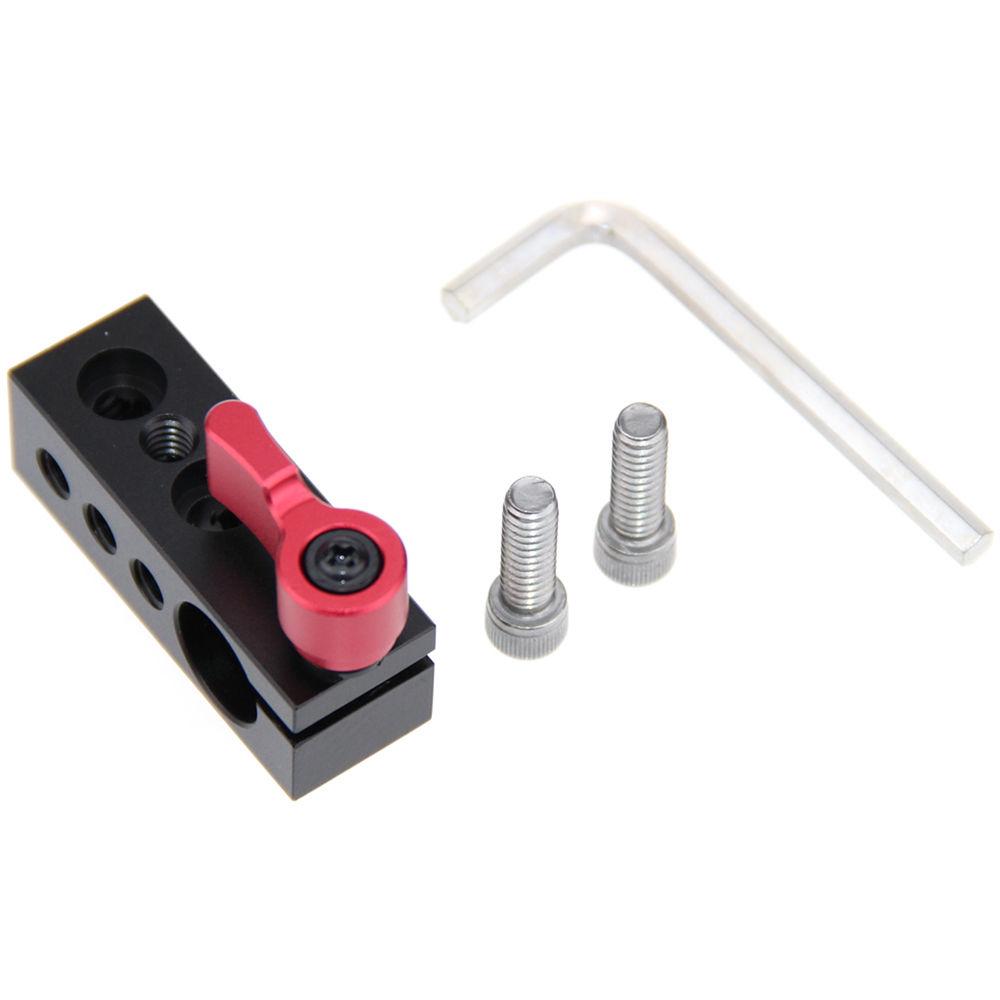 CAMVATE 15mm Rod Clamp with Multiple 1 4"-20 Threads