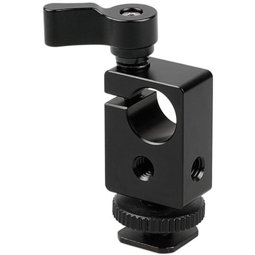 CAMVATE 15mm Single Rod Clamp with Shoe Mount Adapter