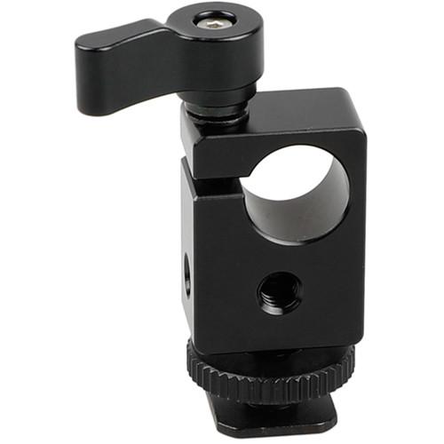 CAMVATE 15mm Single Rod Clamp with Shoe Mount Adapter