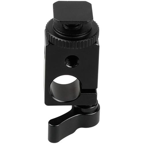 CAMVATE 15mm Single Rod Clamp with Shoe Mount Adapter