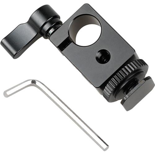 CAMVATE 15mm Single Rod Clamp with Shoe Mount Adapter