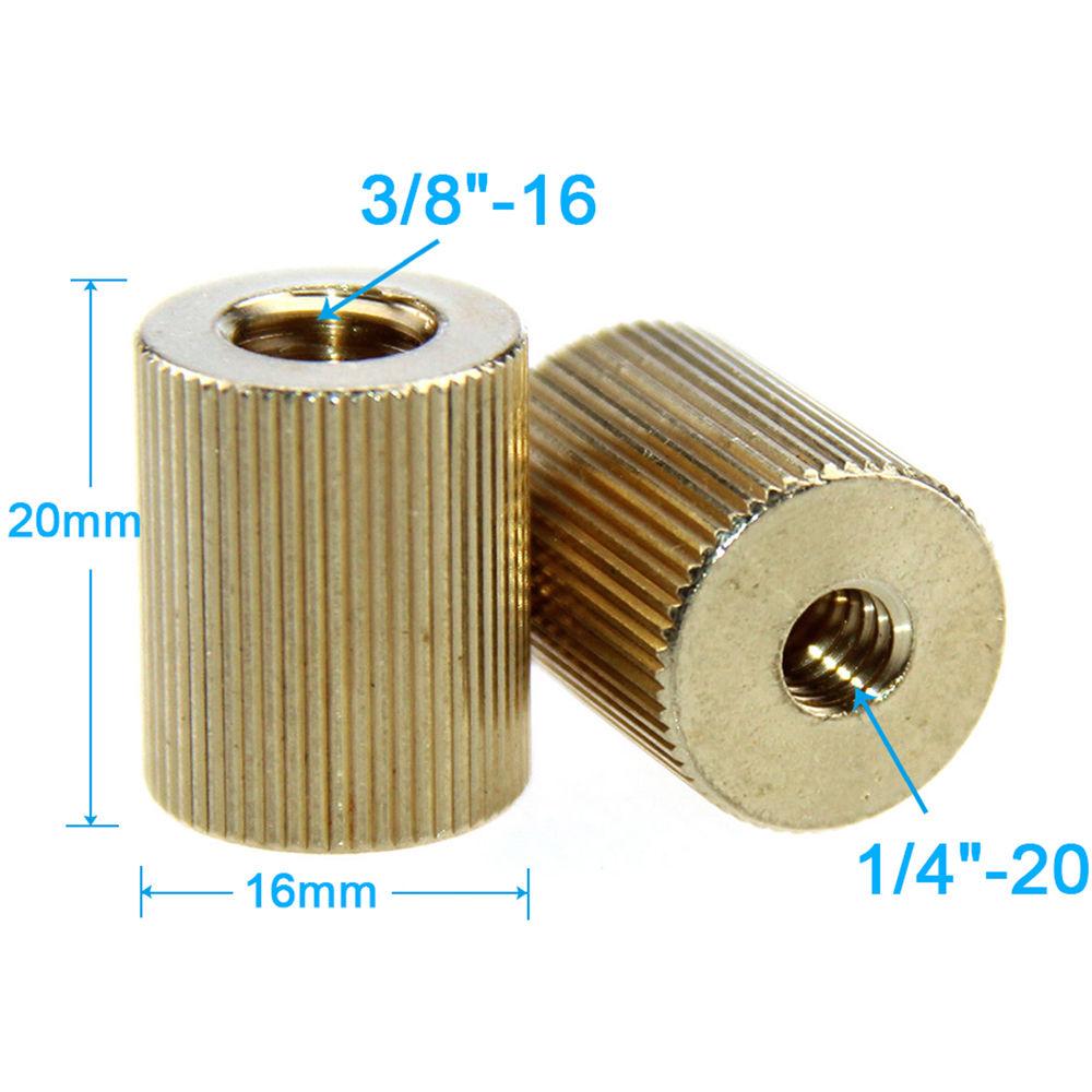 CAMVATE 3 8"-16 Female to 1 4"-20 Female Thread Adapter