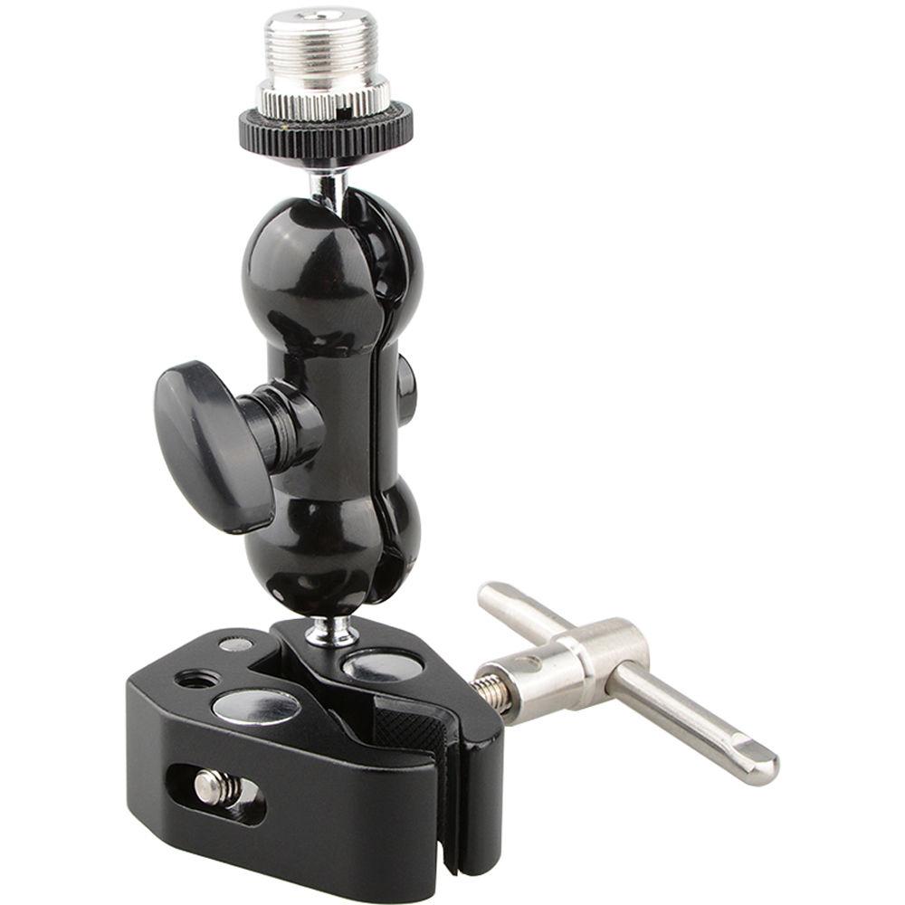 CAMVATE Crab Clamp with 360° Ball Head for Microphone