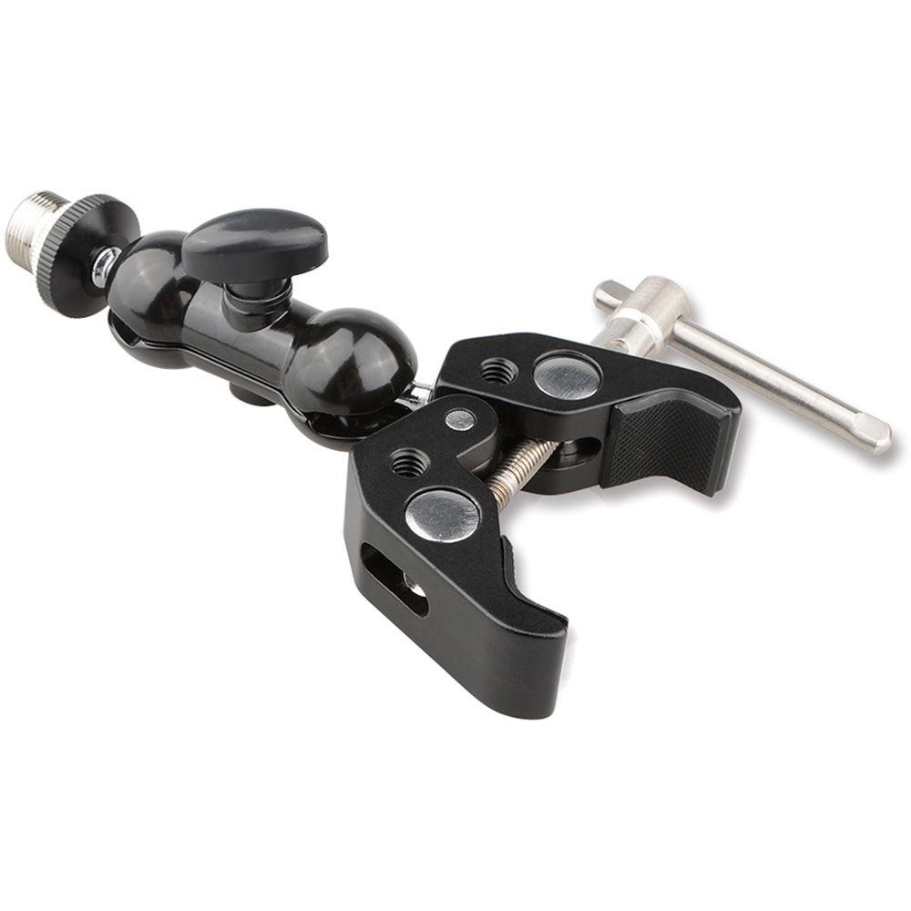 CAMVATE Crab Clamp with 360° Ball Head for Microphone
