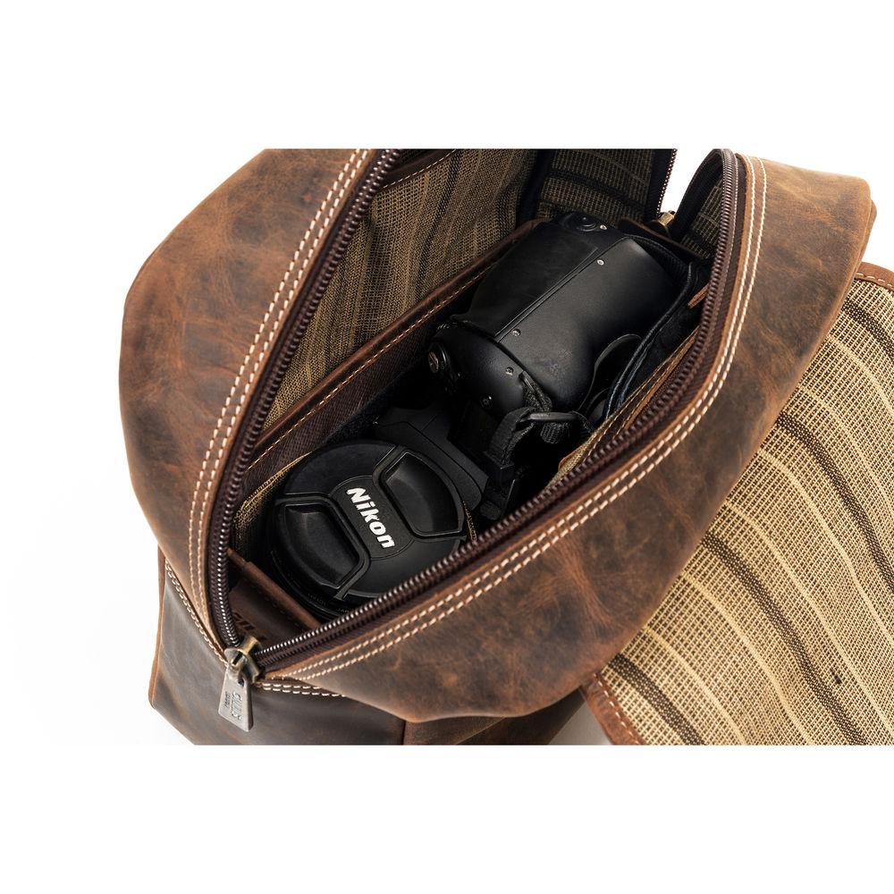 GILLIS LONDON Trafalgar Leather Knapsack