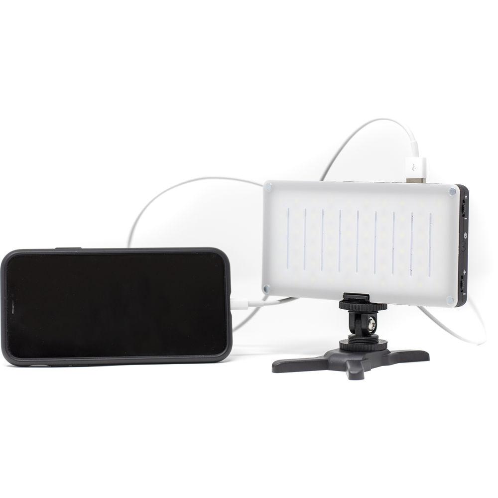 GVB Gear PL60B Pocket-Sized On-Camera Light with USB Charging Power