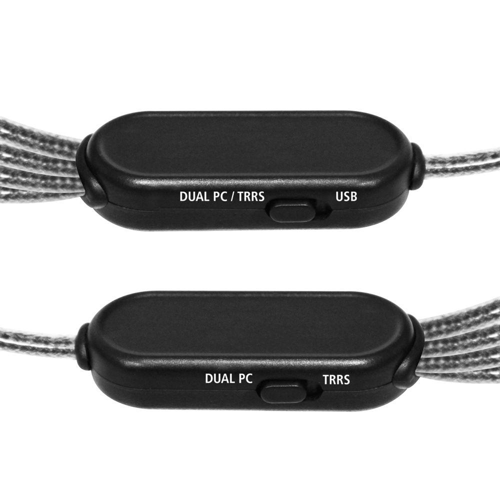 HamiltonBuhl TriosPlus Multimedia Headset with Steel-Reinforced Gooseneck Microphone