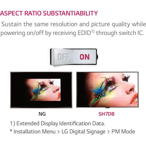LG SH7DB-Series 42"-Class Full HD Commercial IPS LED Display