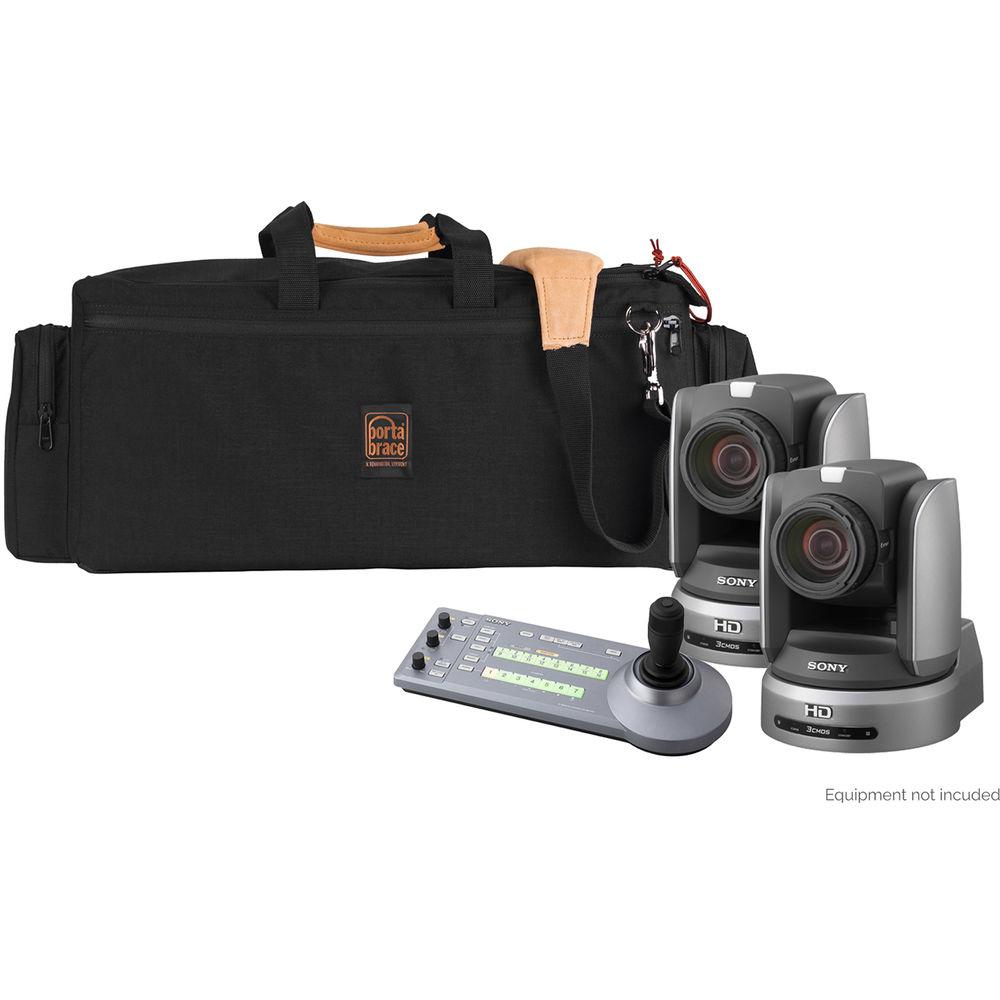 Porta Brace Semi-Rigid Frame Carrying Case for 2 PTZ Cameras and Controller