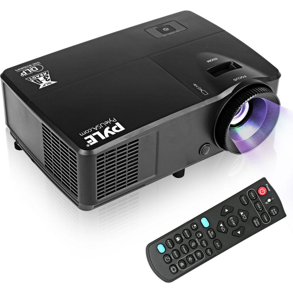 Pyle Pro PRJLEDLP205 3000-Lumen XGA DLP Projector