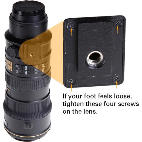 Really Right Stuff LCF-10 Foot for Nikon AF-S 70-200mm f 2.8 VR & VR II