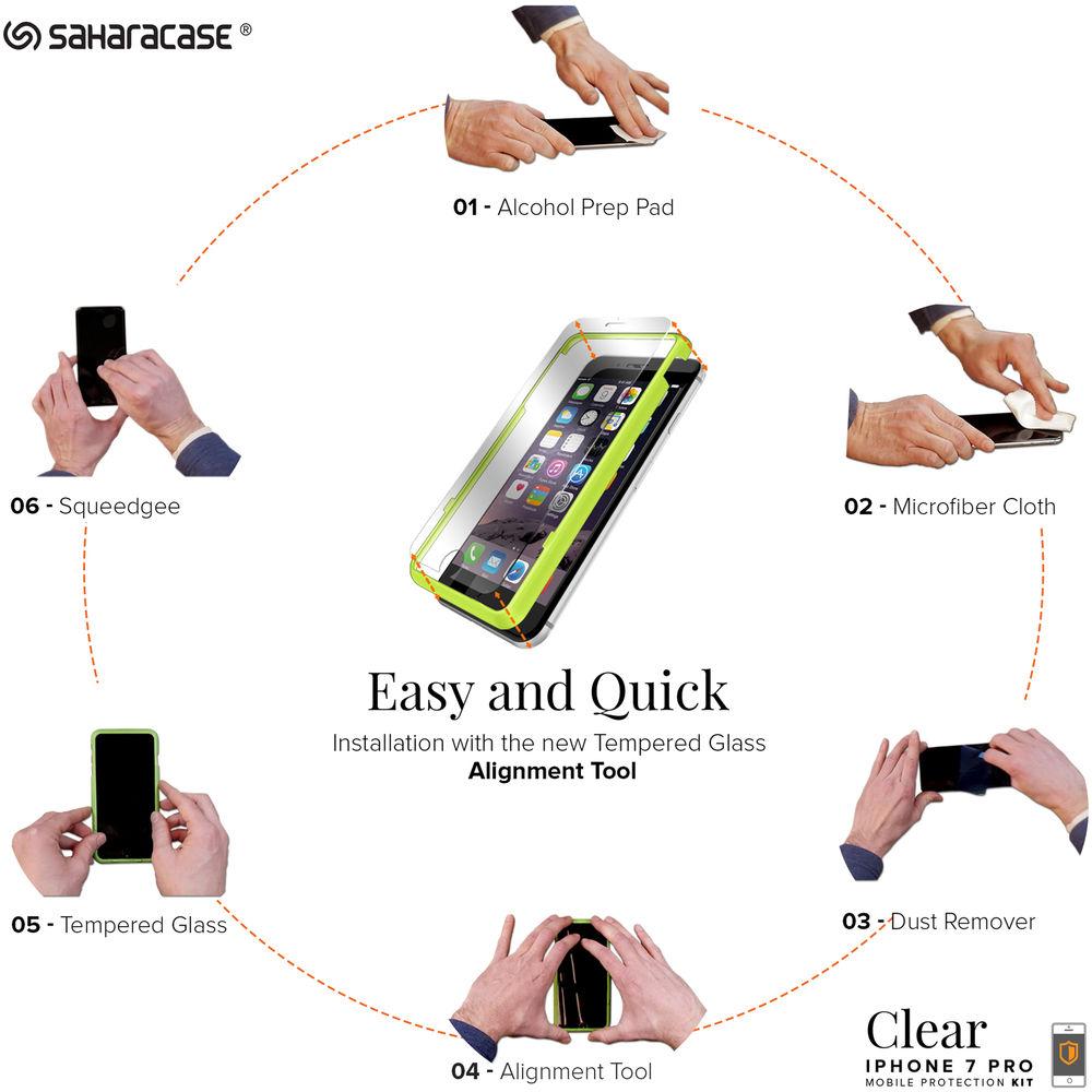 Sahara Case Classic Protective Kit for iPhone 7 and 8