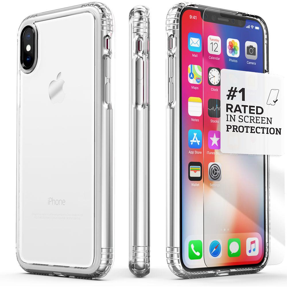 Sahara Case Clear Protection Kit for iPhone X Xs