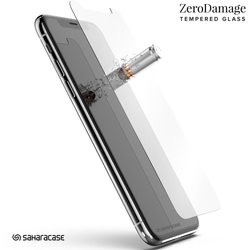 Sahara Case ZeroDamage Tempered Glass Screen Protector for iPhone X XS